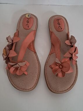 B.O.C Born Concept Sandals Thongs Flip Flops Women's 11 Flowers Adie Summer